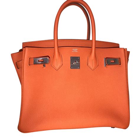 hermes birkin 30cm orange|Hermes Birkin handbag outlet.